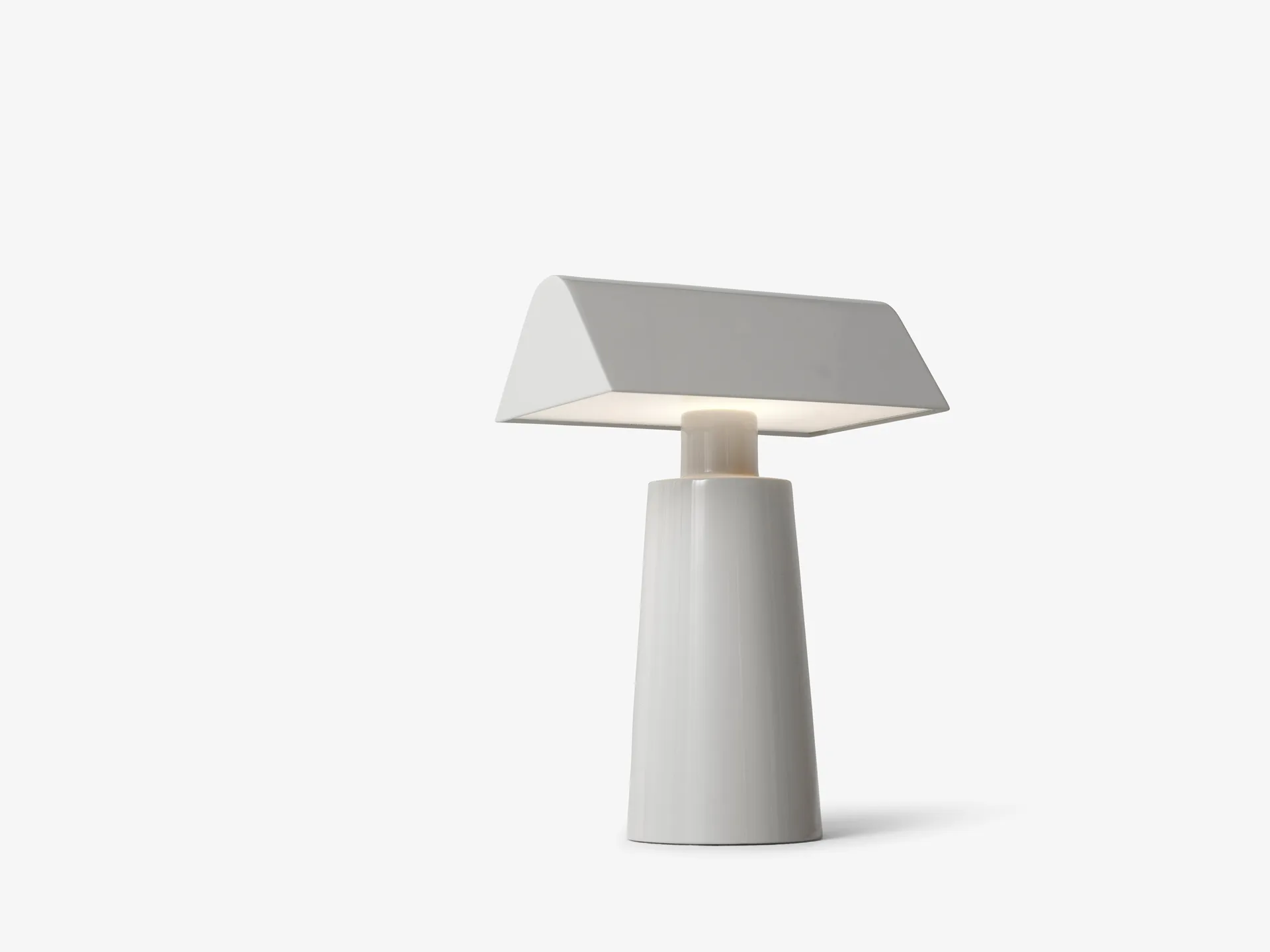 Caret MF1 portabel bordslampa, Silk grey &Tradition