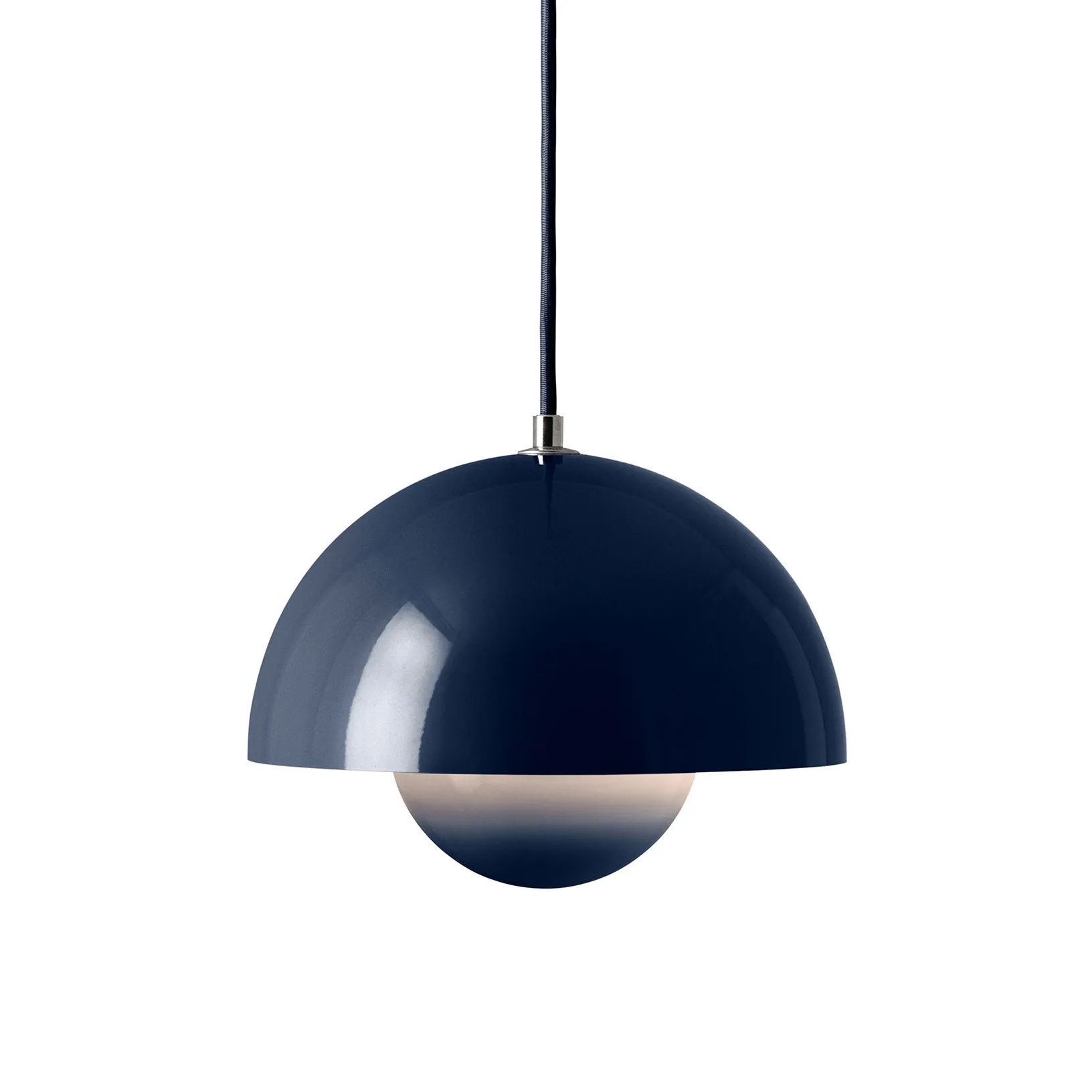 Flowerpot VP1 pendel, Steel blue &Tradition