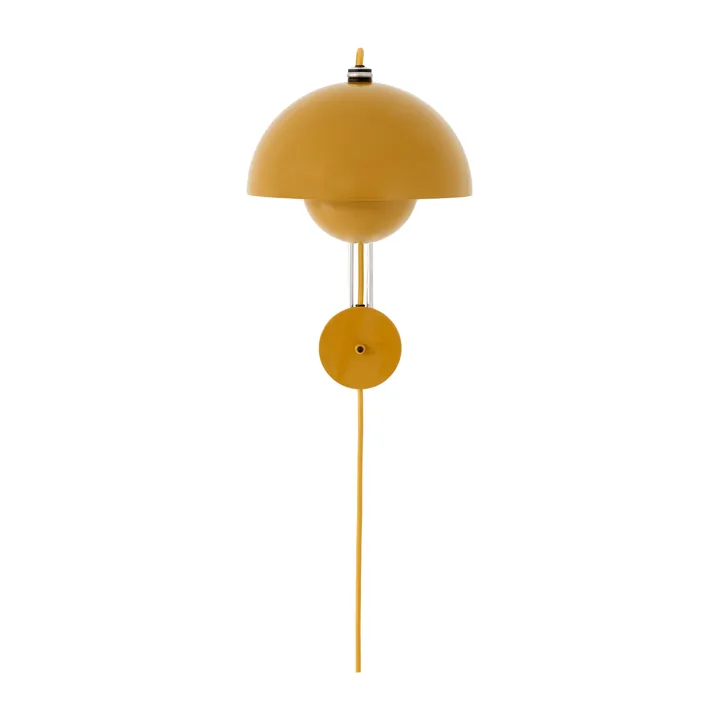 Flowerpot VP8 vägglampa - Mustard - &Tradition