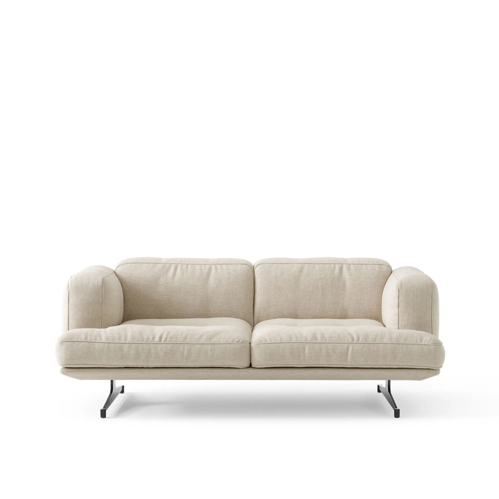 Inland AV22 soffa 2-sits, Clay 0011-warm black &Tradition