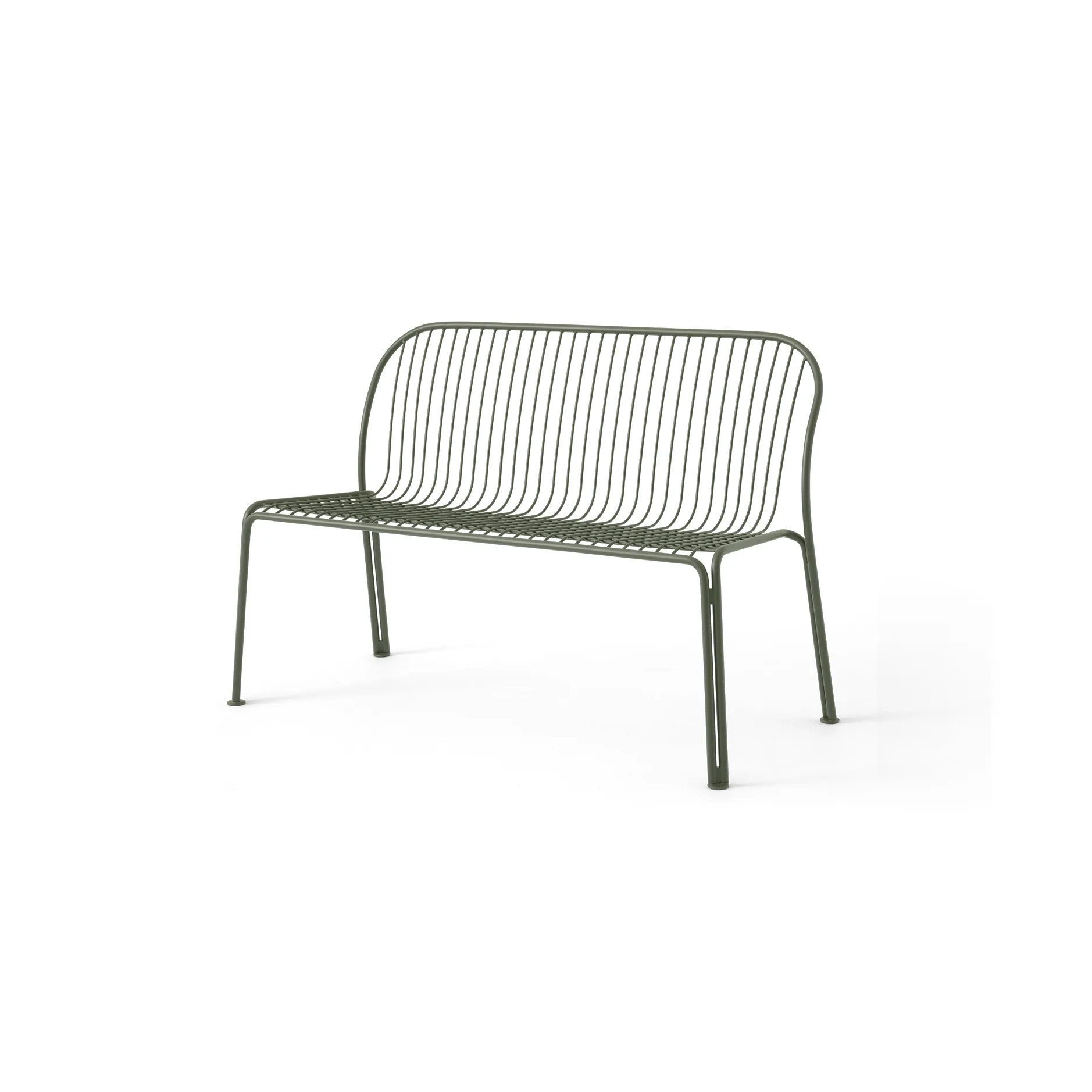 Thorvald SC111 bänk, Bronze green, 129 cm &Tradition