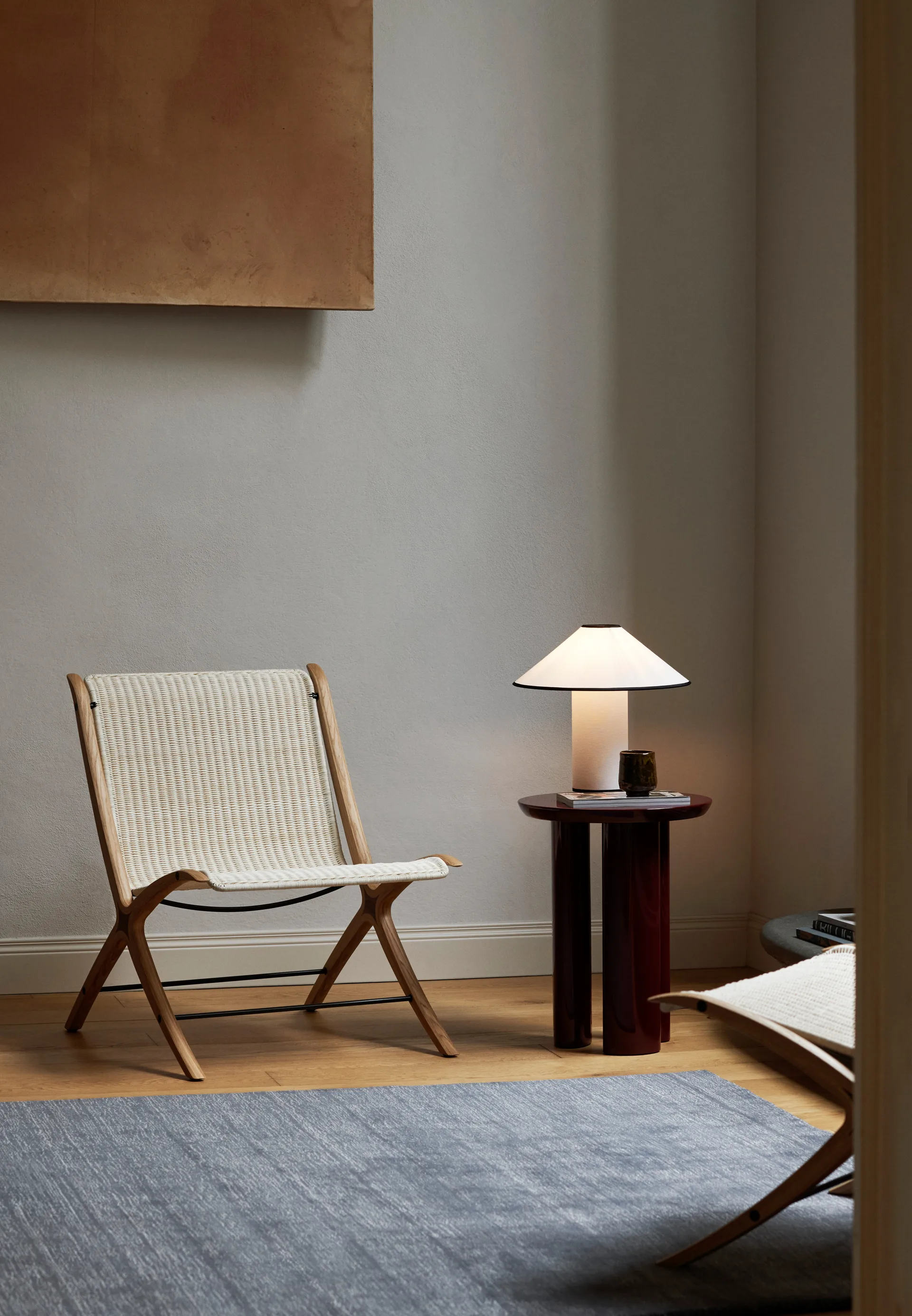 X loungefåtölj HM10, Walnut &Tradition
