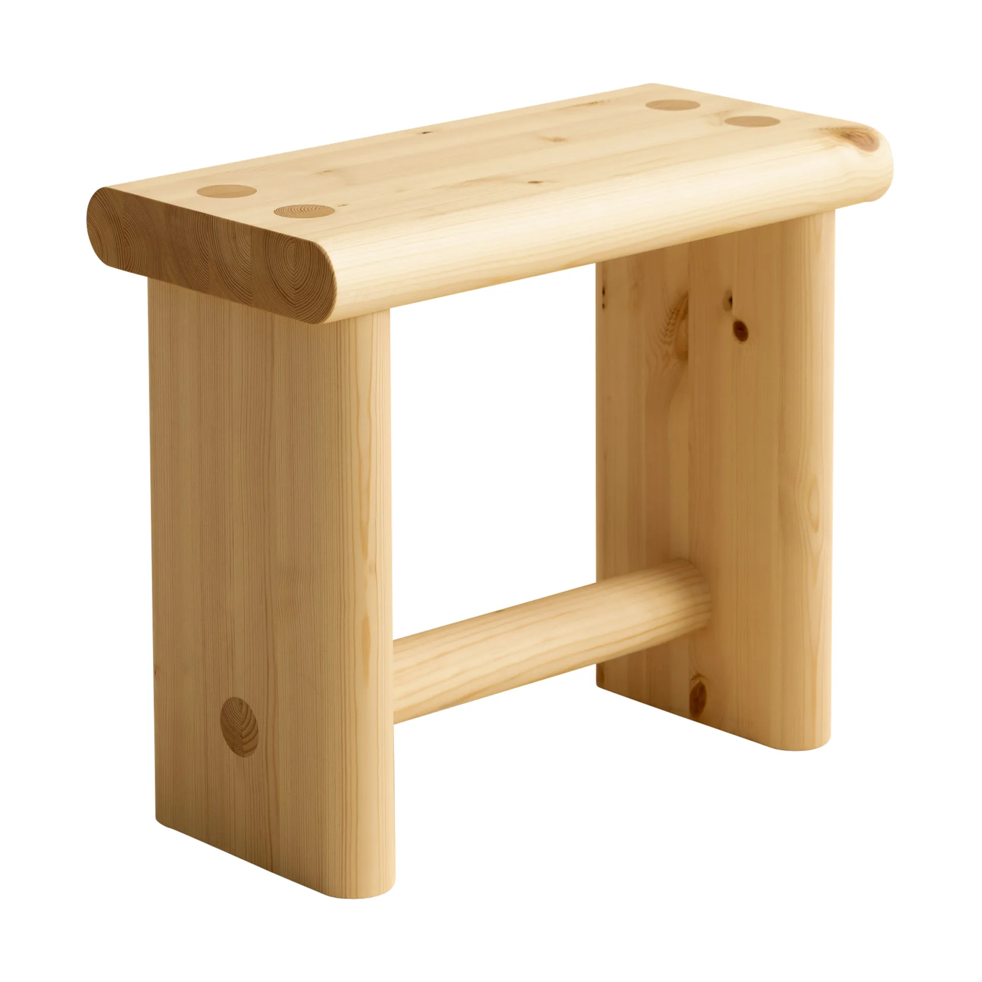 002 Ast Stool pall, Matt oljevaxad furu, 55x26x45 cm Vaarnii