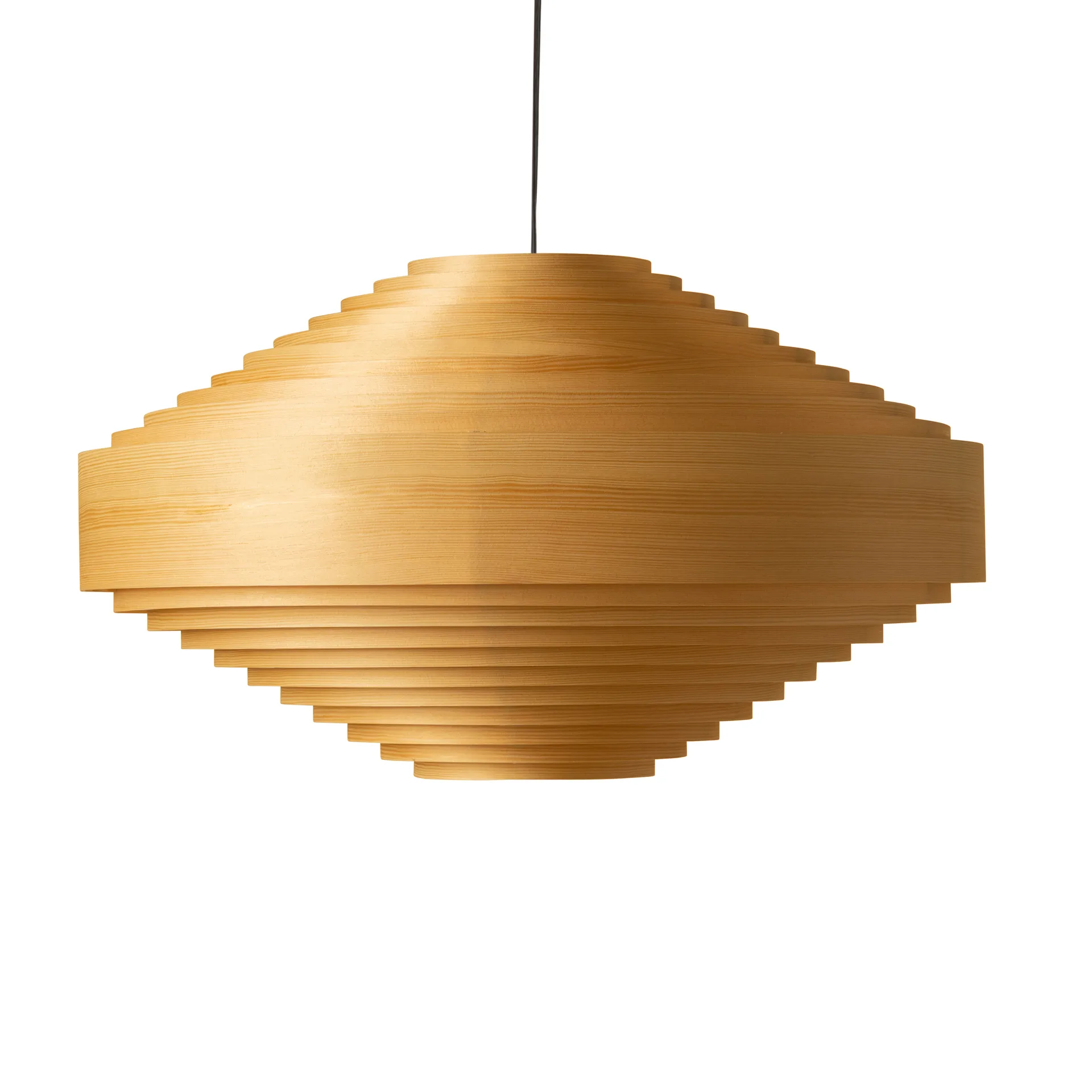1003 Hans Pendant pendel, Matt oljevaxad furu, Ø60 cm Vaarnii