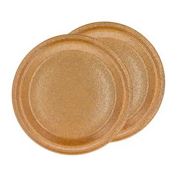 Evig tallrik Ø26 cm 2-pack - Amber - Villa Collection