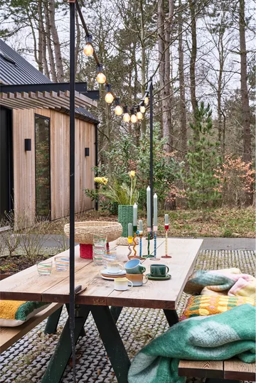 Styles mugg med öra 16 cl 2-pack - Blue-amber - Villa Collection