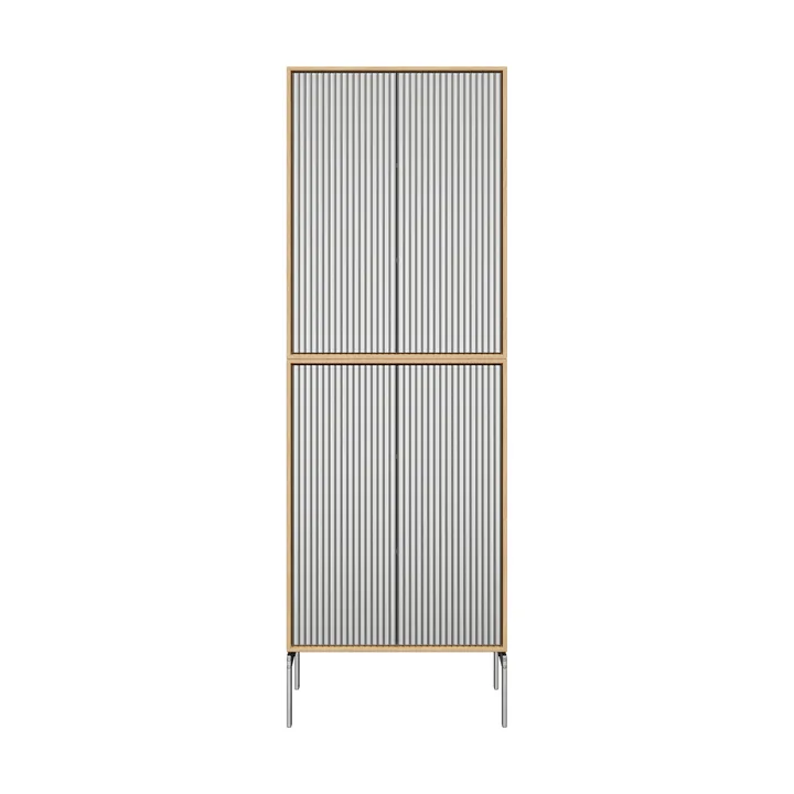 Vipp Cabinet H4 skåp med ben - Light oak, doors - Vipp