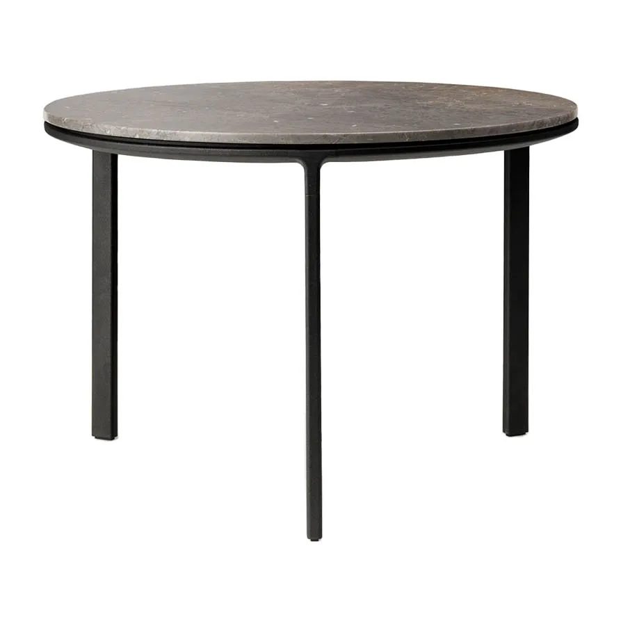 Vipp423 soffbord marmor Ø60x40,5 cm, Grey Vipp