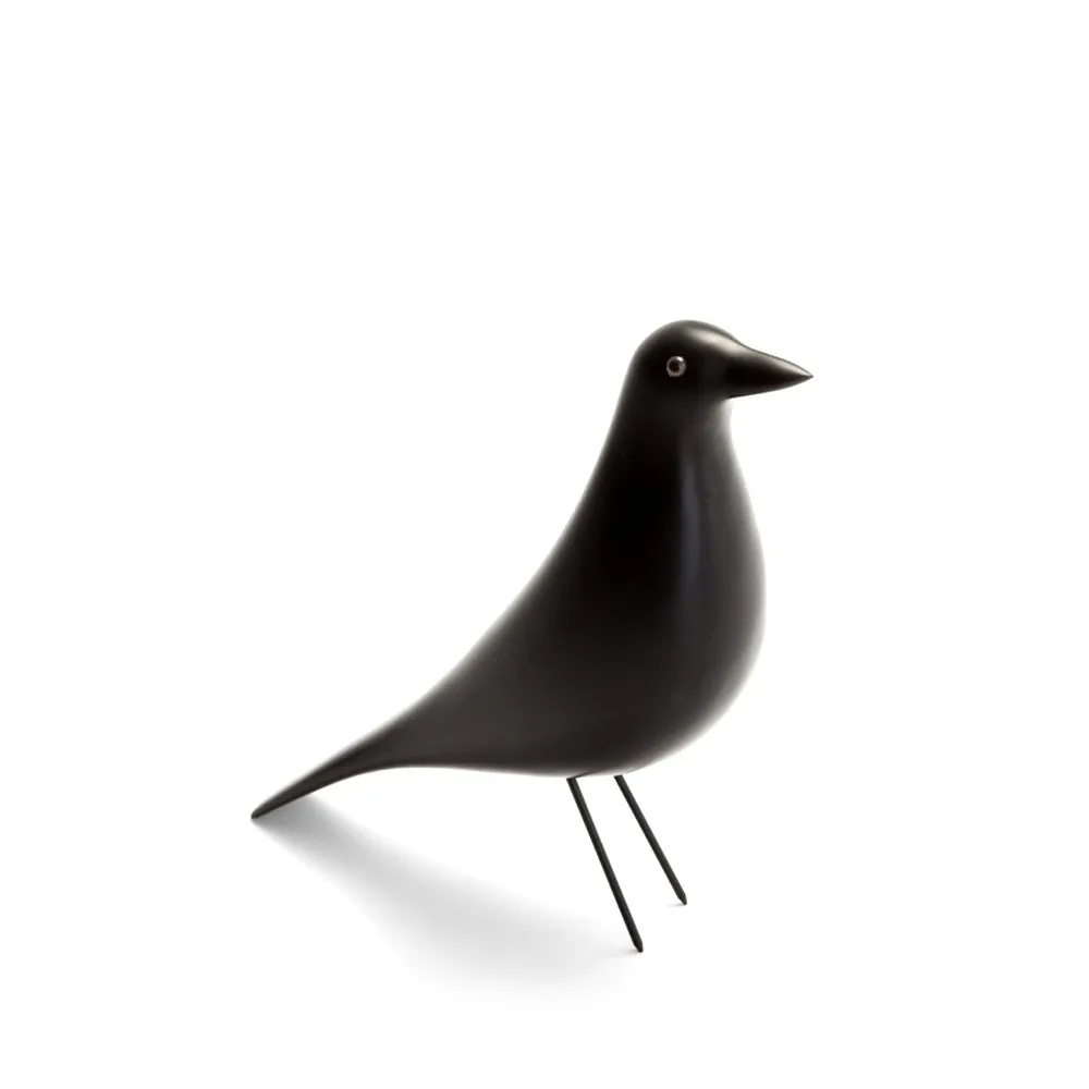 Eames House Bird träfågel, Svart Vitra