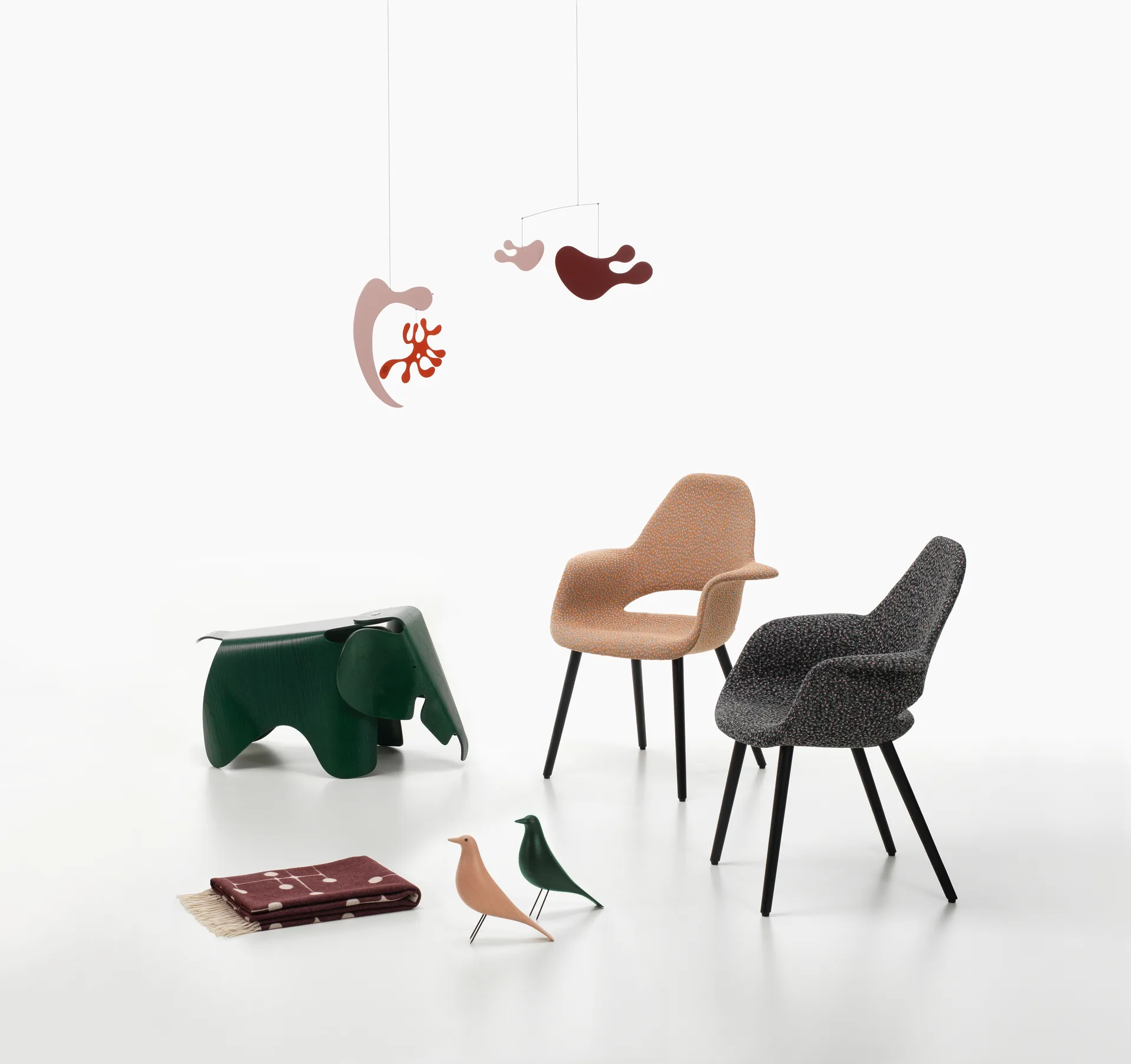 Eames mobil Special Collection model B, Bi-colour Vitra