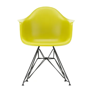 Eames Plastic Armchair RE DAR stol - 34 mustard-black - Vitra