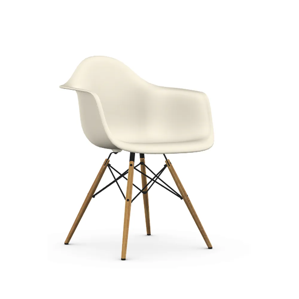 Eames Plastic Armchair RE DAW stol, 11 pebble-ash Vitra