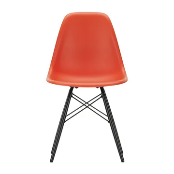 Eames Plastic Side Chair RE DSW stol - 03 poppy red-black maple - Vitra