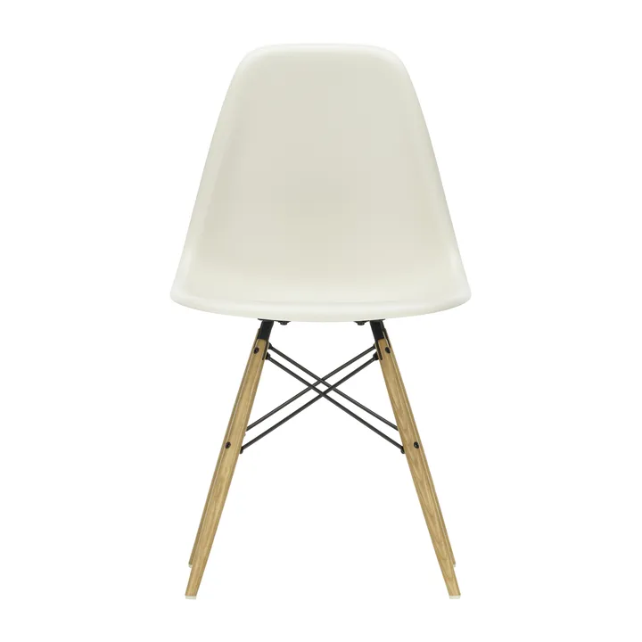 Eames Plastic Side Chair RE DSW stol - 11 pebble-ash - Vitra