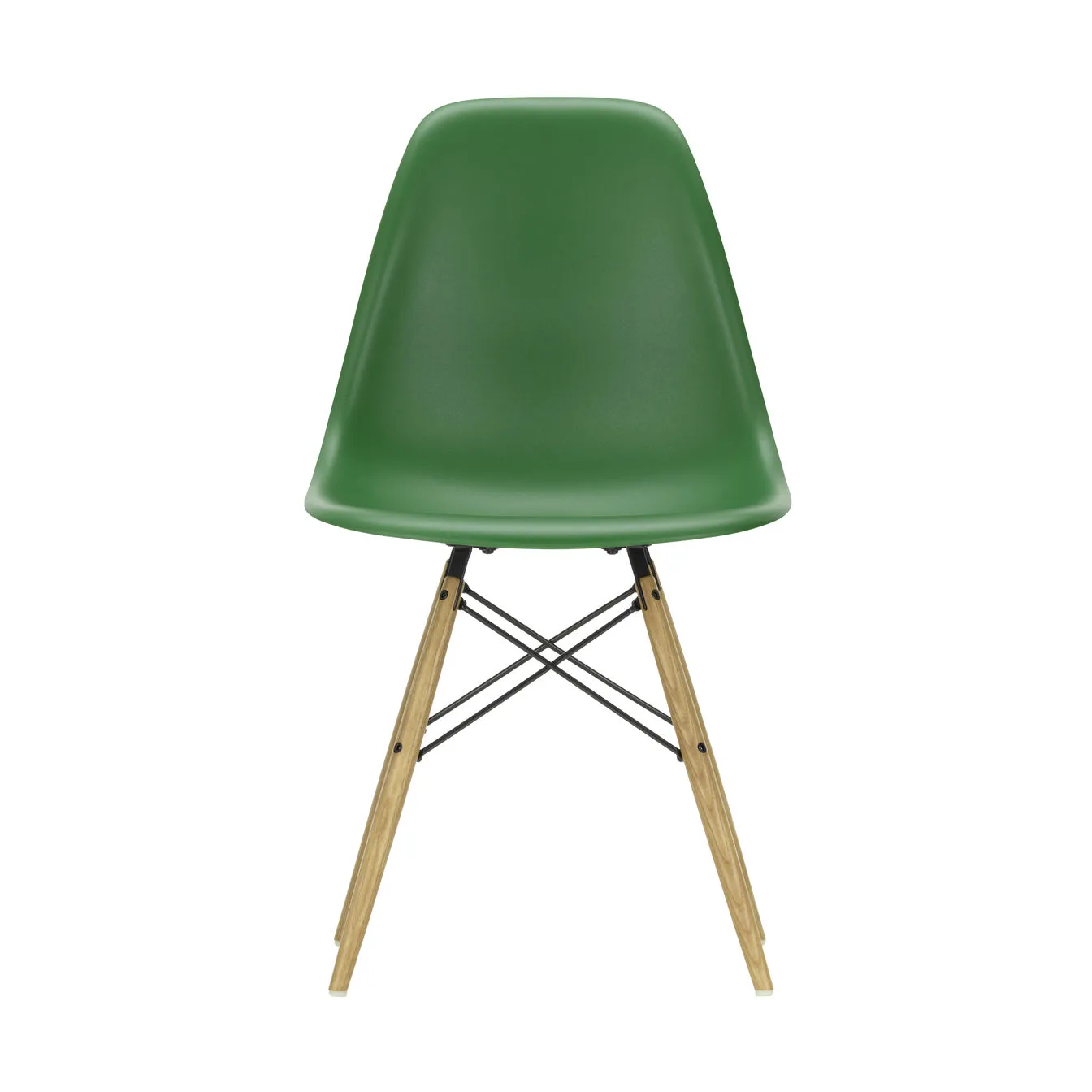 Eames Plastic Side Chair RE DSW stol, 17 emerald -ash Vitra