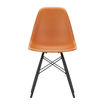 Eames Plastic Side Chair RE DSW stol - 43 rusty orange-black maple - Vitra