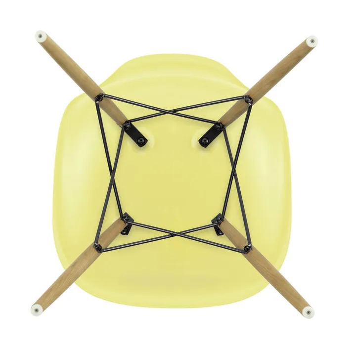 Eames Plastic Side Chair RE DSW stol, 92 citron-ash Vitra