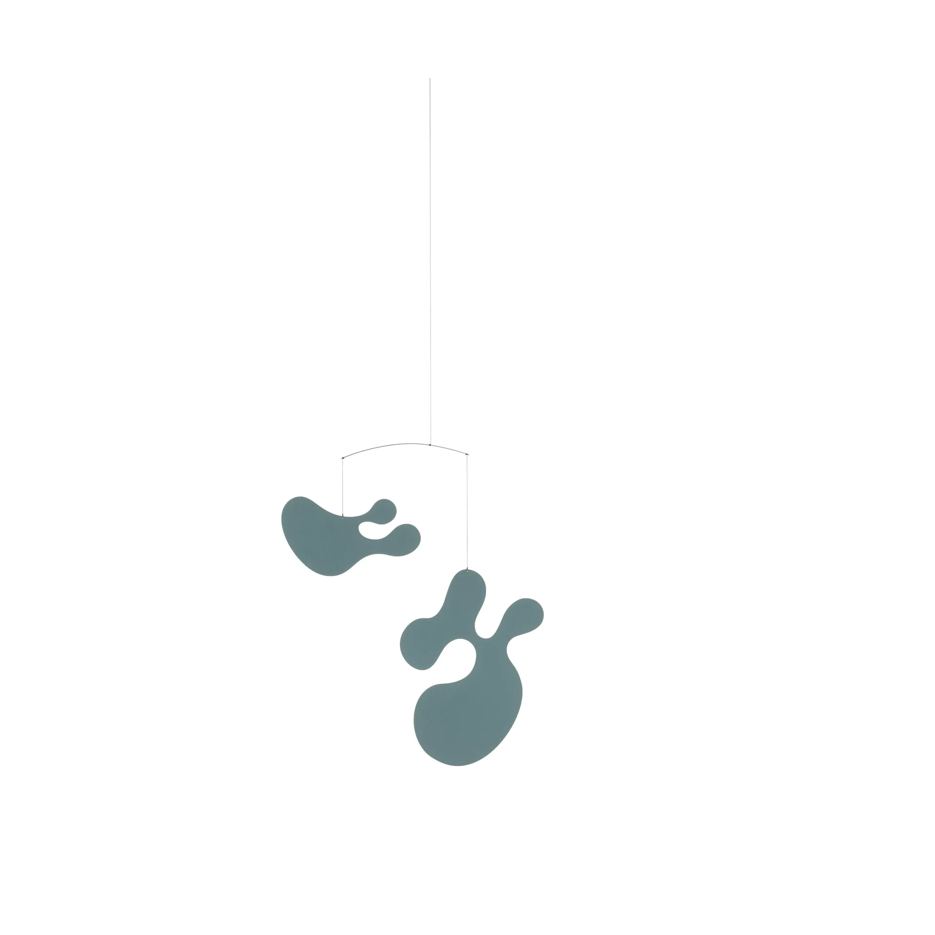 Eames plywood mobile model C, Ice grey Vitra