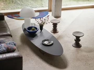 Eames Stool sittpall model A - Dark walnut - Vitra