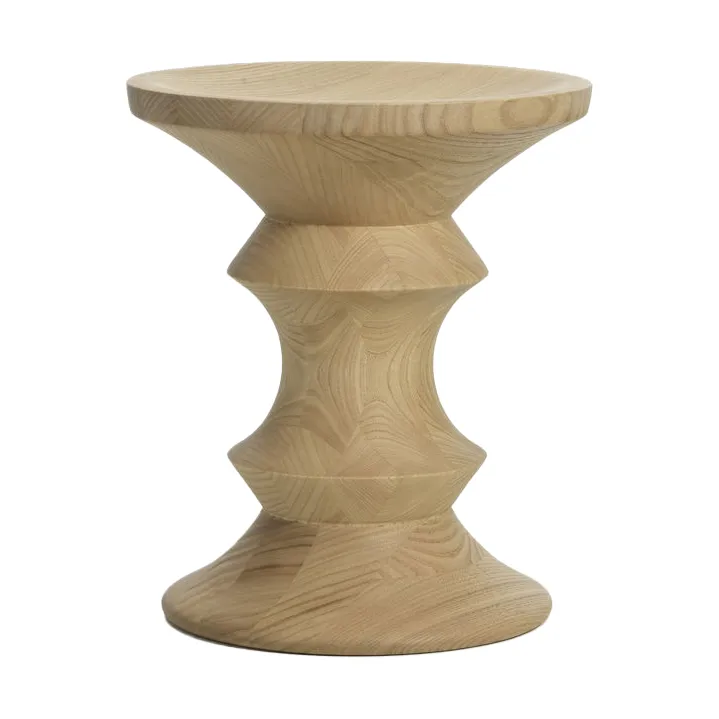 Eames Stool sittpall model C, Natural chestnut Vitra