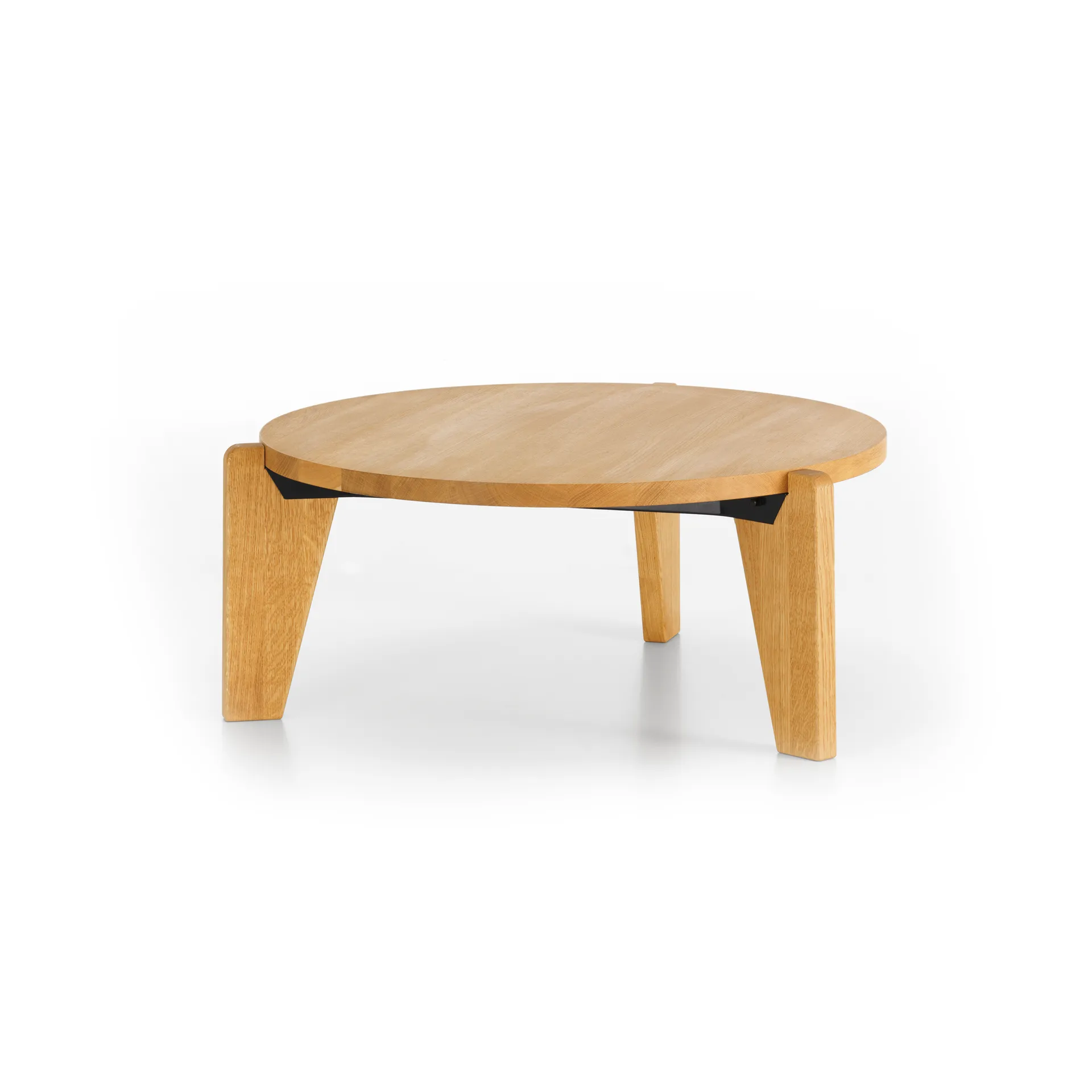 Guéridon bas soffbord, Oiled oak Vitra
