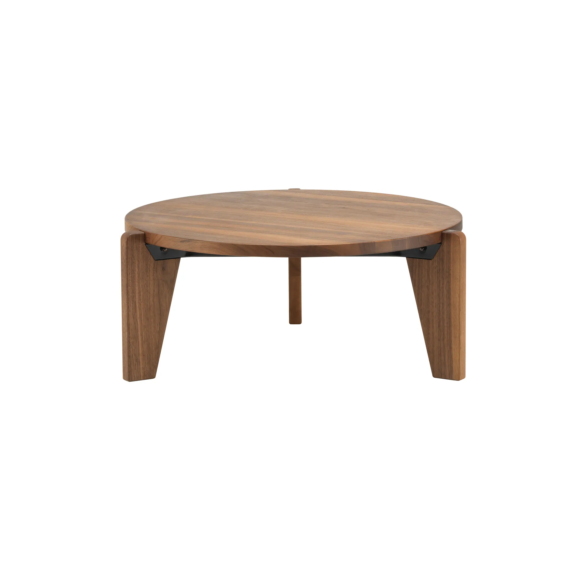 Guéridon bas soffbord, Oiled walnut Vitra
