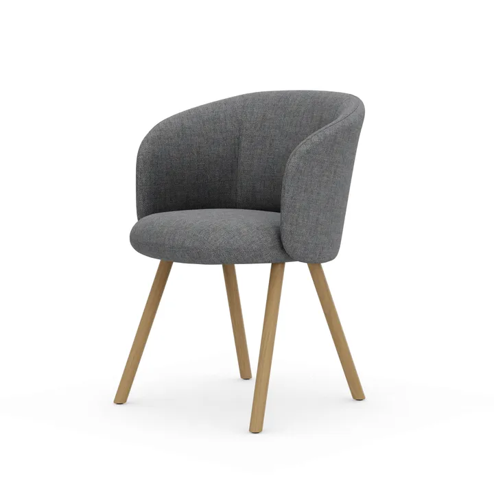 Mikado karmstol - Savana Pebble-natural oak - Vitra