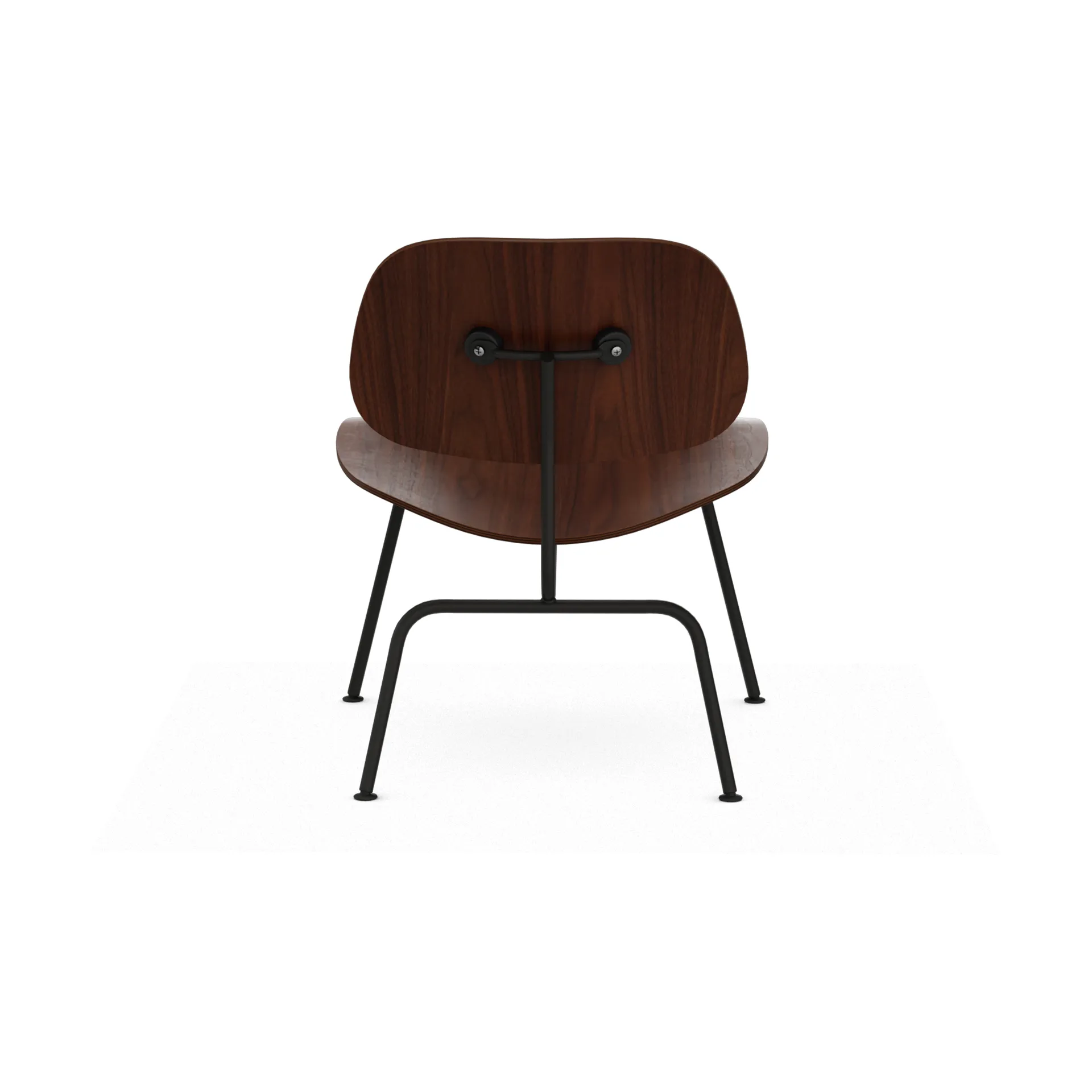Plywood group LCM fåtölj, Valnöt-basic dark Vitra