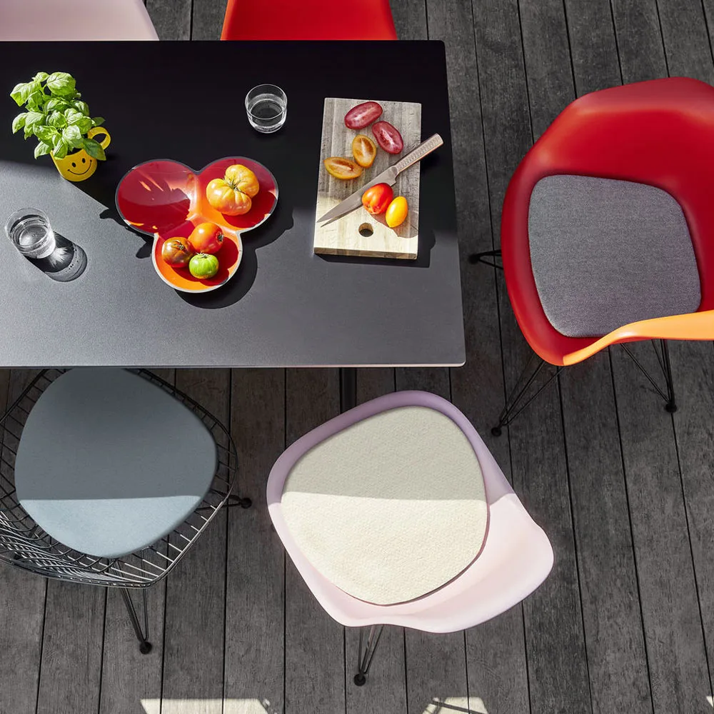 Soft Seats type A stolsdyna antislip, tyg cosy 2 01 pebble grey Vitra