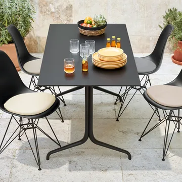 Soft Seats type B dyna - tyg hopsak 23 nero/ivory, antislip baksida - Vitra