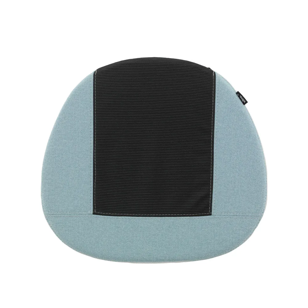 Soft Seats type B dyna, tyg plano 12 light grey/ice blue-antislip baksida Vitra