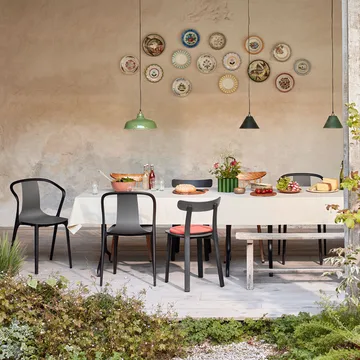 Soft Seats Type C dyna - tyg hopsak 23 nero/ivory, antislip baksida - Vitra