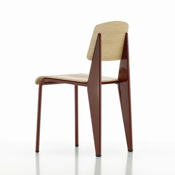 Standard stol - ek natur, japanese red stativ - Vitra