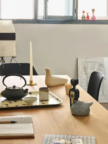 Wooden Dolls - svart/vit, cat, small - Vitra