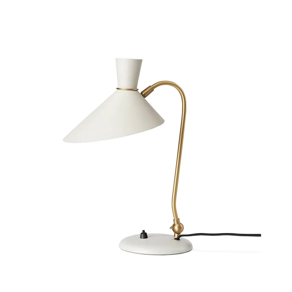 Bloom Bordslampa, warm white, mässingsstativ Warm Nordic
