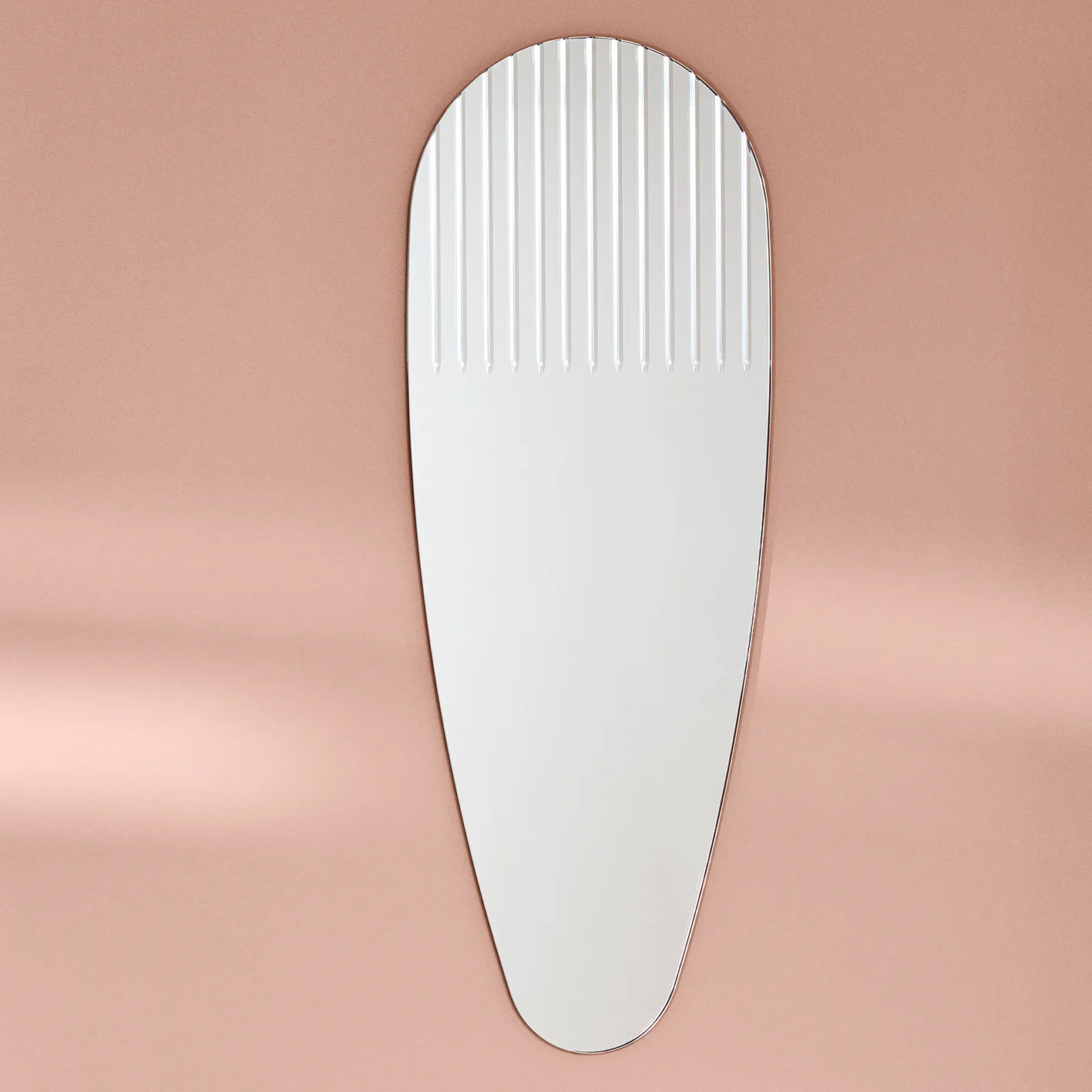 Masquerade Oval spegel, Klar Warm Nordic