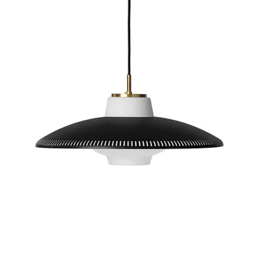 Opal Shade pendel - black noir, sandblästrad opal - Warm Nordic