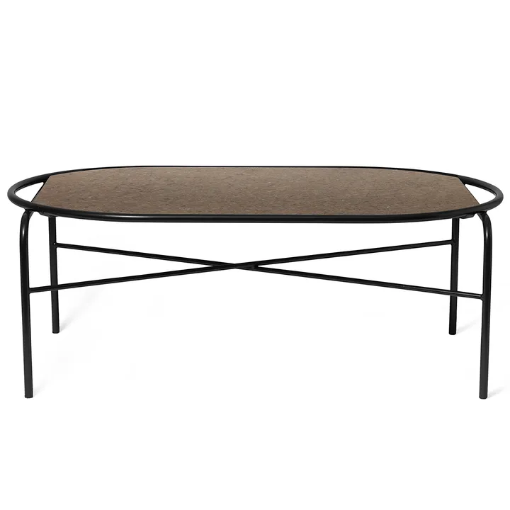 Secant ovalt soffbord granit - Antique brown - Warm Nordic