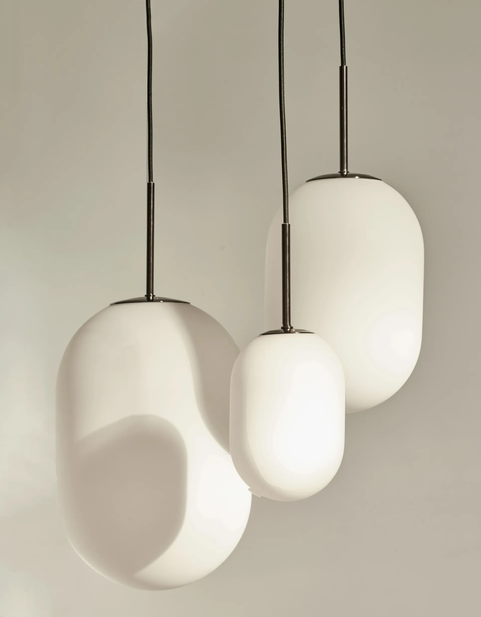 Noor pendel M Ø18 cm, White Watt & Veke