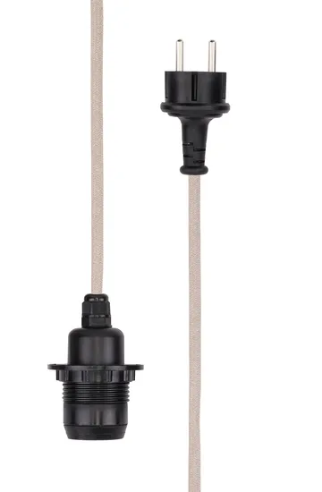 Outdoor kabelset - Natural, 500 cm, E27 - Watt & Veke