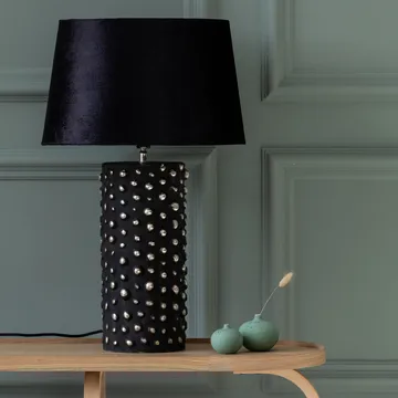 Peggy lampfot 28 cm - Svart-silver - Watt & Veke