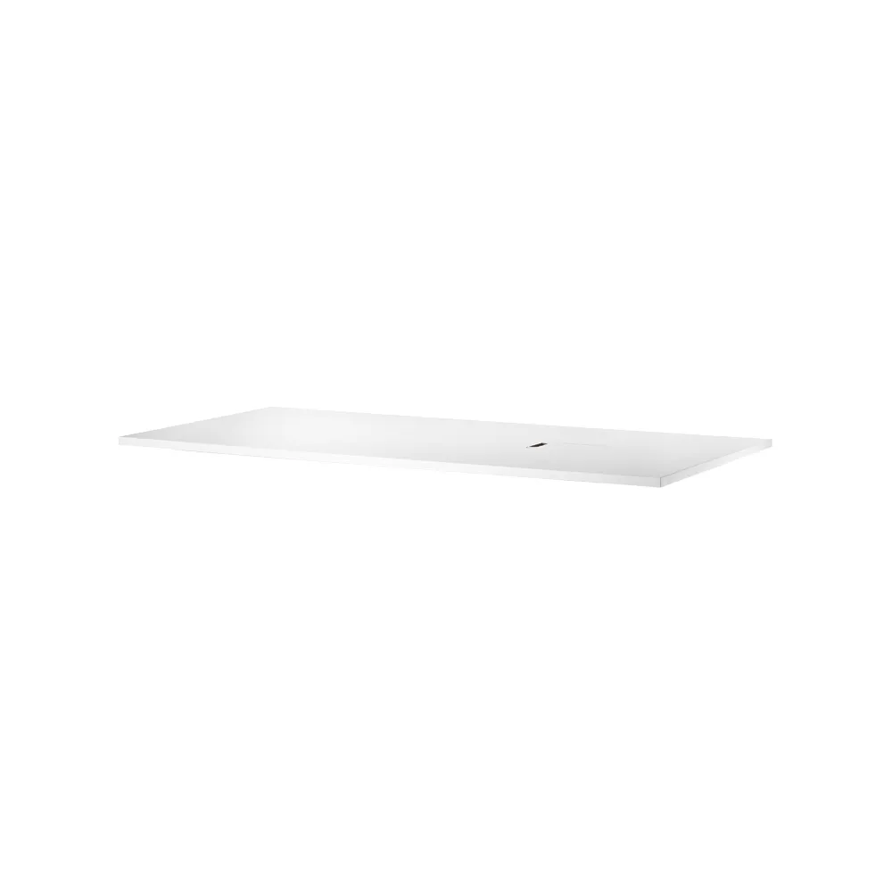 Works skrivbordsskiva, vit laminat, 160 cm Works