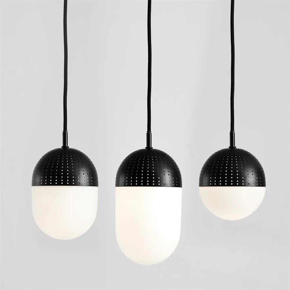 Dot taklampa small, svart Woud