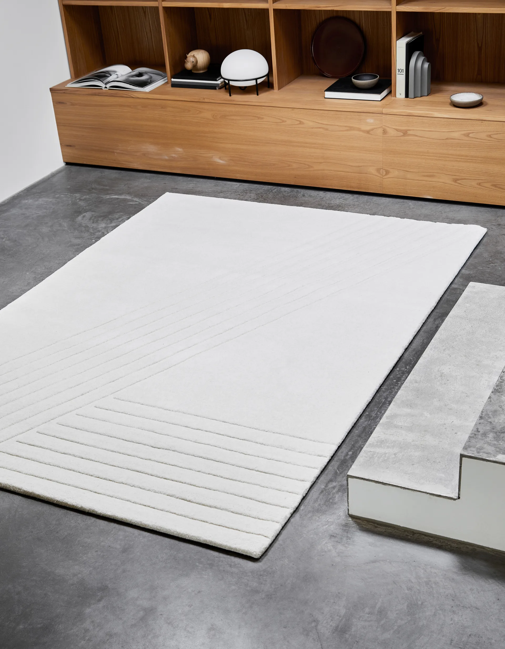 Kyoto matta off-white, 170x240 cm Woud