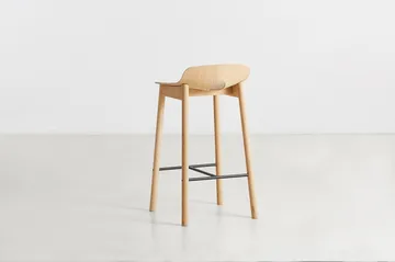 Mono barstol 65 cm - Vitpigmenterad ek - Woud