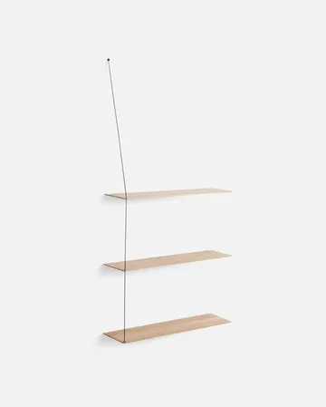Stedge Add-on hylla 80 cm - Vitpigmenterad ek - Woud