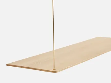 Stedge hylla 80 cm - Ek - Woud