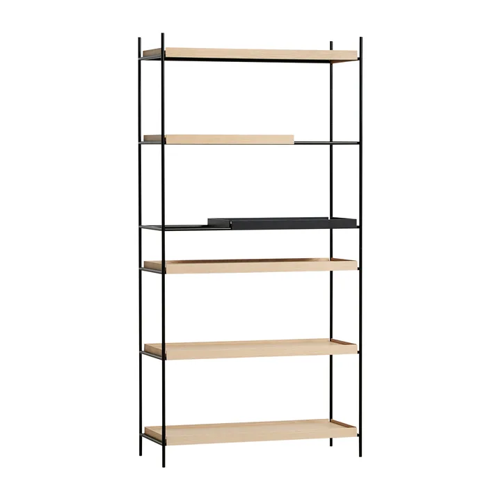 Tray hylla hög ek, 100x201 cm - Style 7 - Woud