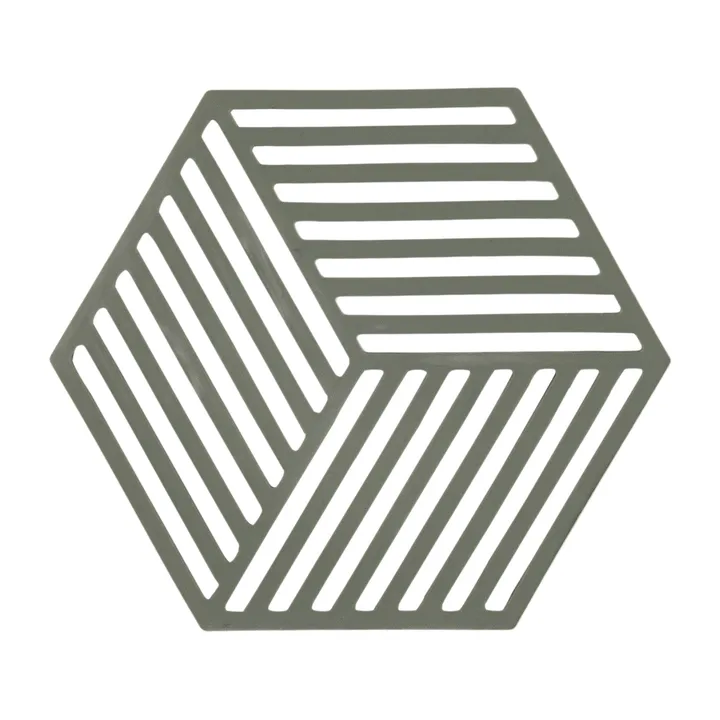 Hexagon grytunderlägg - Olive Taupe - Zone Denmark
