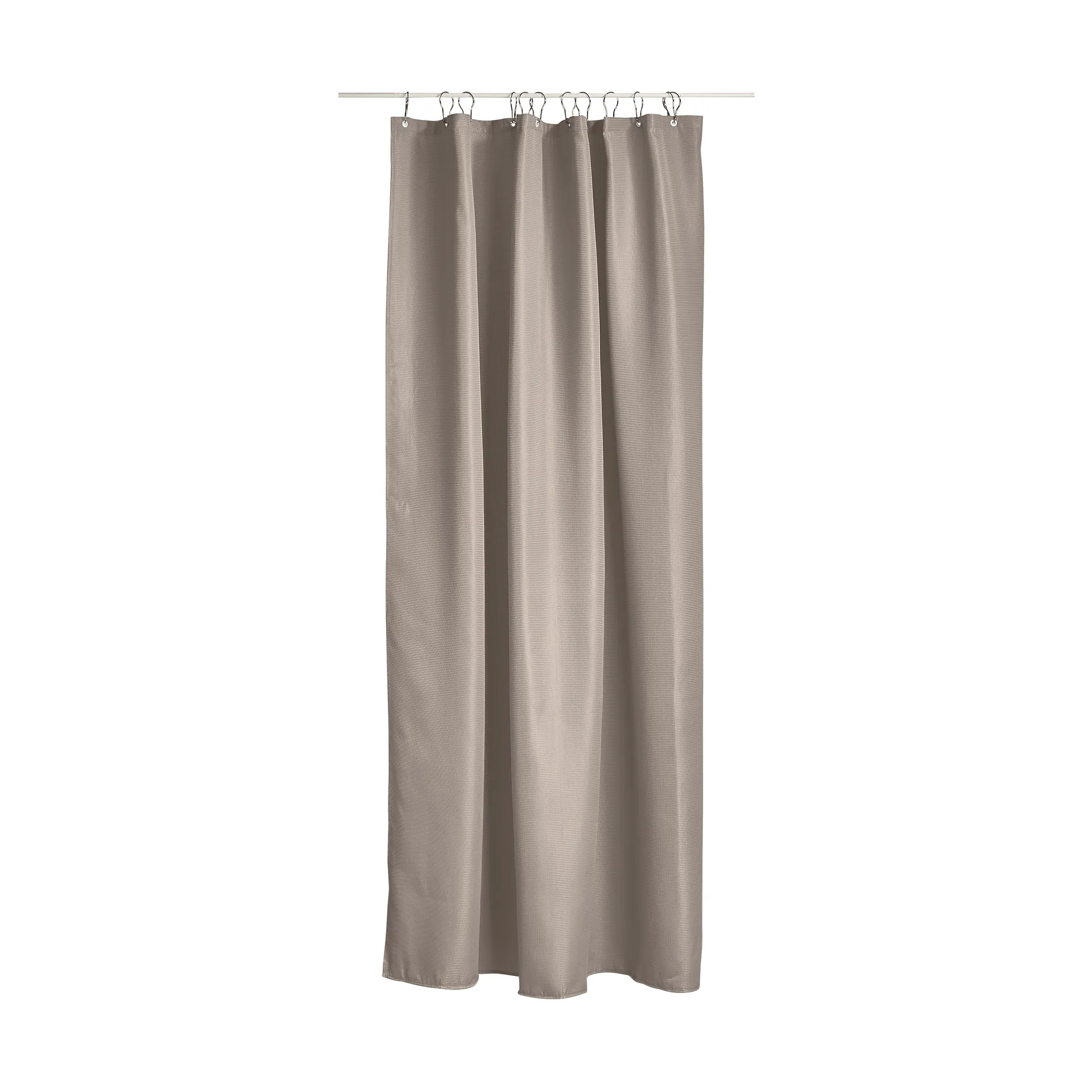 Lux duschdraperi, Taupe, 180x220 cm Zone Denmark